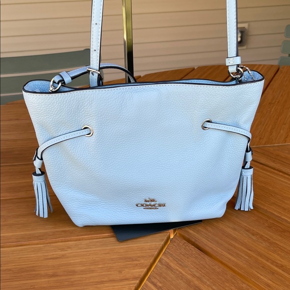 Coach Light Blue Crossbody Bag - Picture 4 of 15